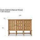 Avolo Sideboard(Natural Wood)