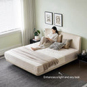 Moona Bed(Light Milky Beige)