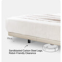 Moona Bed(Light Milky Beige)