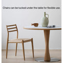 Orvin Round Dining Table(Natural Wood)