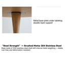 Orvin Round Dining Table(Natural Wood)