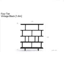 Strata Bookshelf（Four Tier）