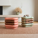 Slatea Bedside Table (Nude Peach Pink)