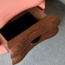 Slatea Bedside Table (Nude Peach Pink)