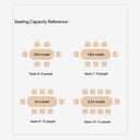 Wind Chime Dining Table(Natural Wood)