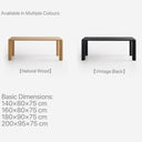 Bento Dining Table（Vintage Black)