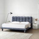 Cubeo Bedside Table(Cream White)