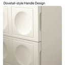 Cubeo Bedside Table(Cream White)