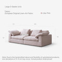 Cloud Sofa(Lilac Pink)