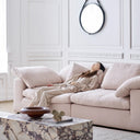 Cloud Sofa(Lilac Pink)