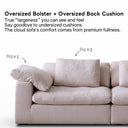 Cloud Sofa(Lilac Pink)