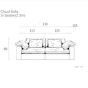 Cloud Sofa(Lilac Pink)