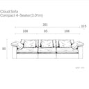 Cloud Sofa(Lilac Pink)