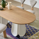 Wind Chime Dining Table(Natural Wood)