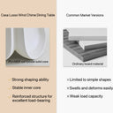 Wind Chime Dining Table(Natural Wood)