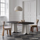 Wind Chime Dining Table(Smoked Black)