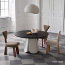 Wind Chime Dining Table(Smoked Black)