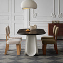 Wind Chime Dining Table(Smoked Black)