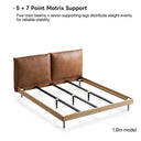 Nuvora Bed(Vintage Brown)