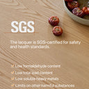 Polka Dot Coffee Table(Natural Wood)