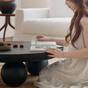 Polka Dot Coffee Table(Vintage Black)