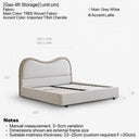 Sona Bed(Cream Beige)