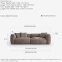 Elna Sofa(Chestnut Brown)