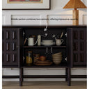 Avolo Sideboard（Smoked Vintage Black)