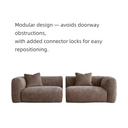 Elna Sofa(Chestnut Brown)