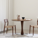 Orvin Round Dining Table(Walnut）