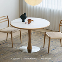 Orvin Round Dining Table(Natural Wood)