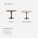 Orvin Round Dining Table(Natural Wood)