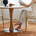 Orvin Round Dining Table(Natural Wood)