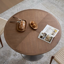 Orvin Round Dining Table(Walnut）