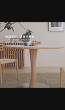 Orvin Round Dining Table(Natural Wood)